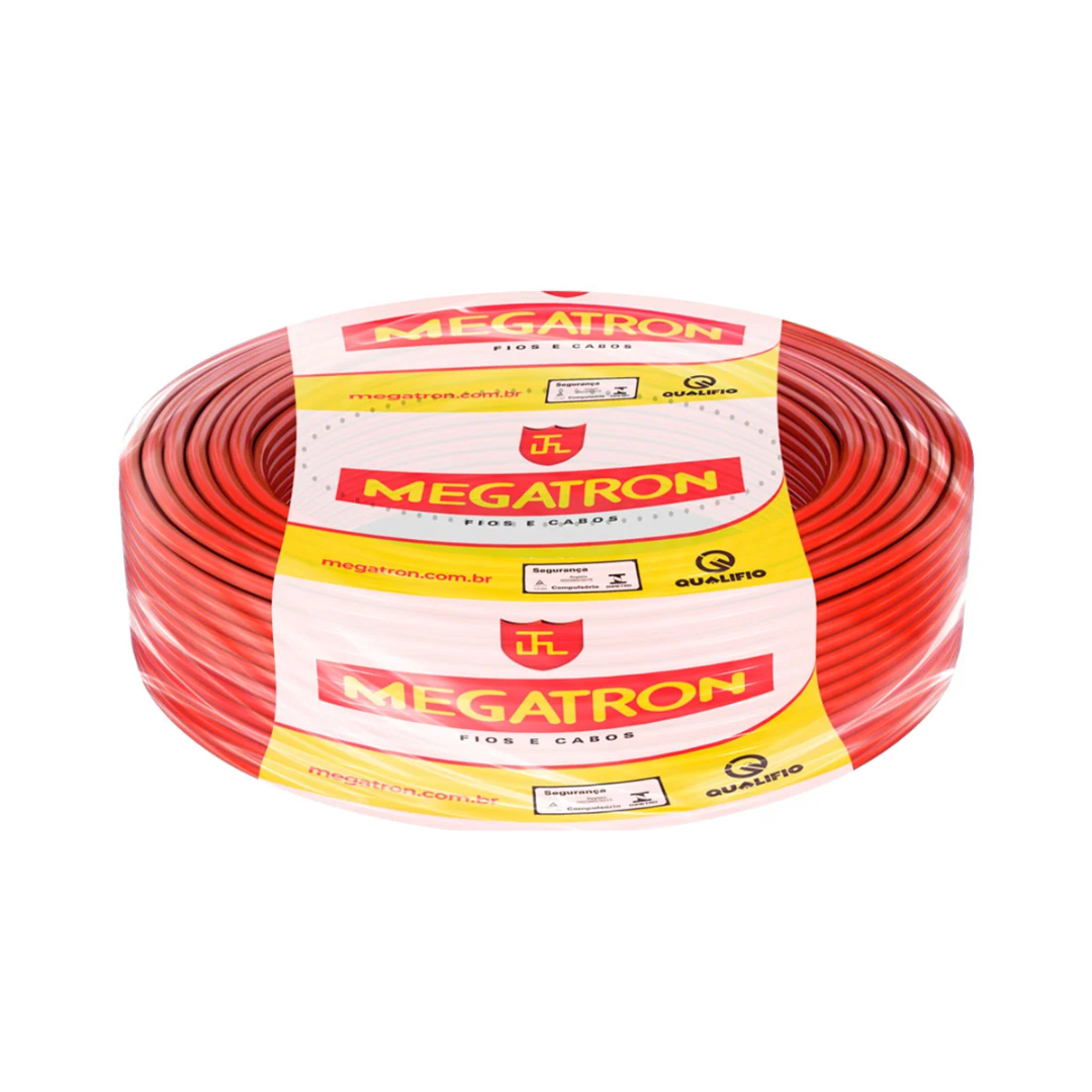 CABO FLEXIVEL 750V 2.5MM 100MT VERMELHO - MEGATRON