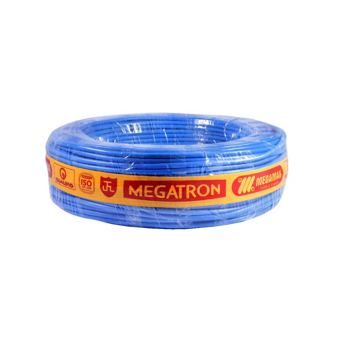 CABO FLEXIVEL 750V 2.5MM 100MT AZUL - MEGATRON