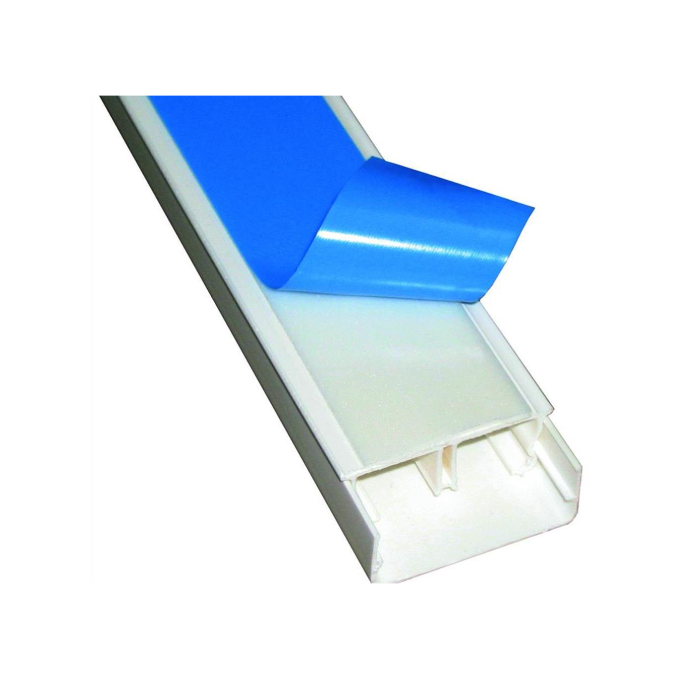 CANALETA 50X20X2000 COM DIVISORIA E ADESIVO - SIST