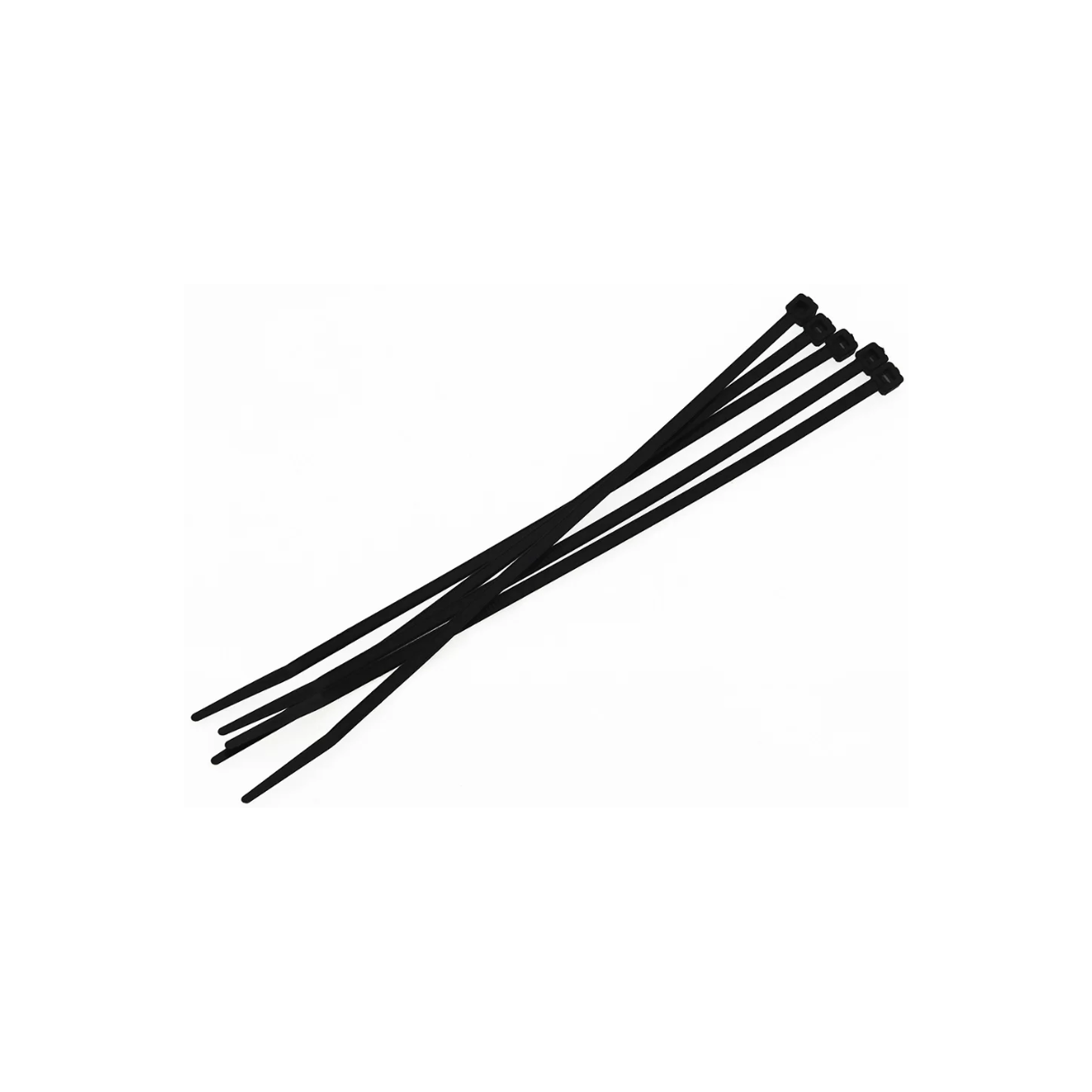 ABRACADEIRA PLASTICA PRETA (280X4,8MM) 100 PÇ
