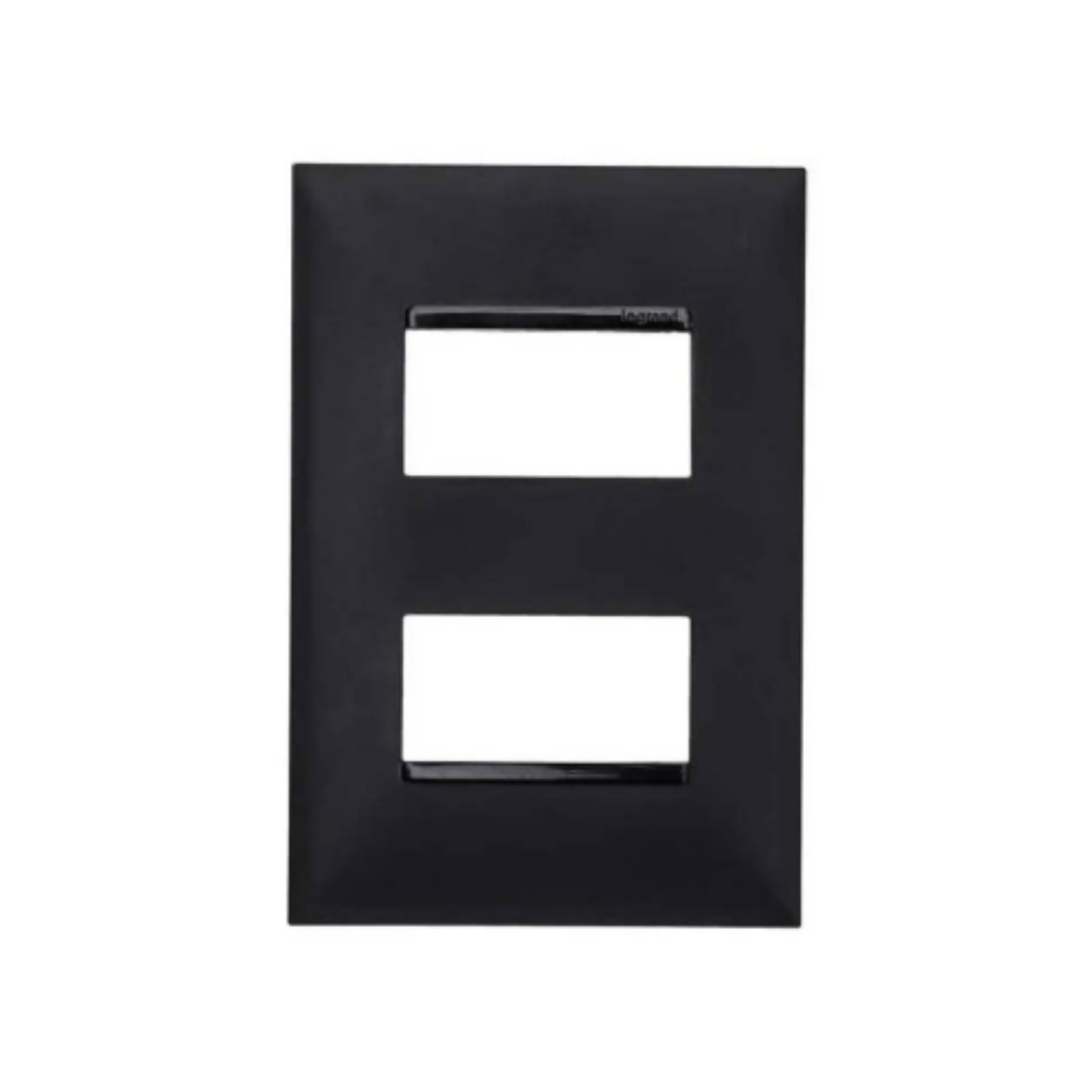 PLACA 2 POSTOS SEPARADOS 4X2 PRETA - PIAL PLUS+ PLACA 2 POSTOS SEPARADOS 4X2 PRETA - PIAL PLUS+