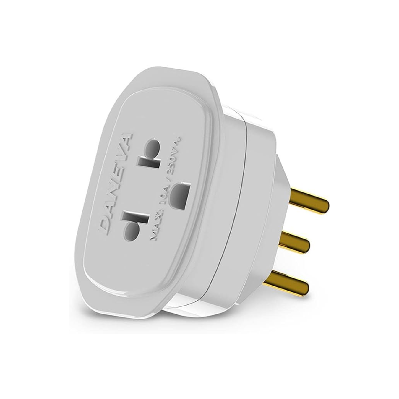 ADAPTADOR UNIVERSAL 2P+TERRA 10A/250V BRANCO