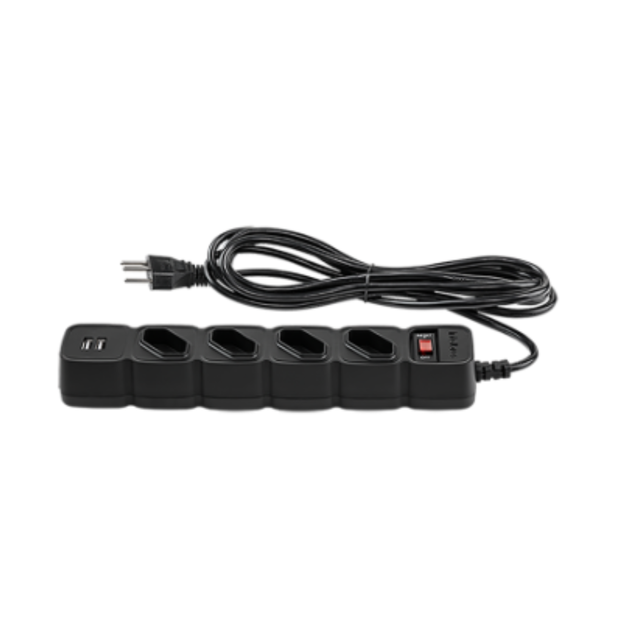PROT ELETRON C/ 4 TOMADAS E 2 USB - EPE 204 USB PT PROT ELETRON C/ 4 TOMADAS E 2 USB - EPE 204 USB PT