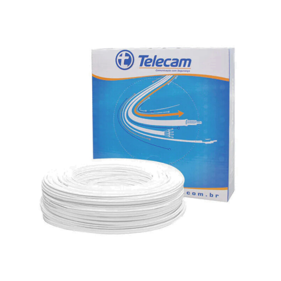 CABO 4MM BIPOLAR 100MT 2X26AWG COBRE - TELECAM CABO 4MM BIPOLAR 100MT 2X26AWG COBRE - TELECAM