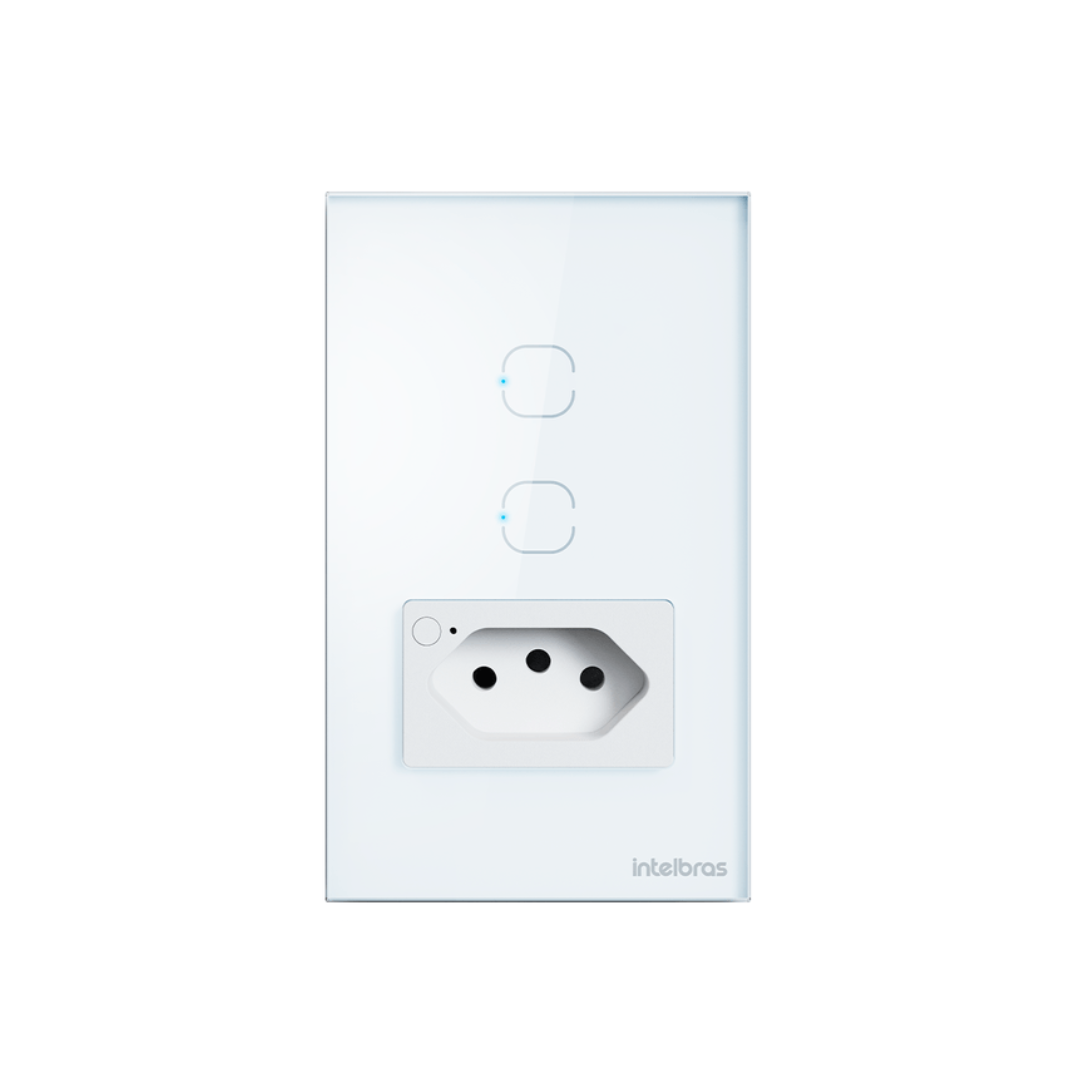TOMADA SIMPLES 10A SMART WI-FI ETS 2002 BRANCO