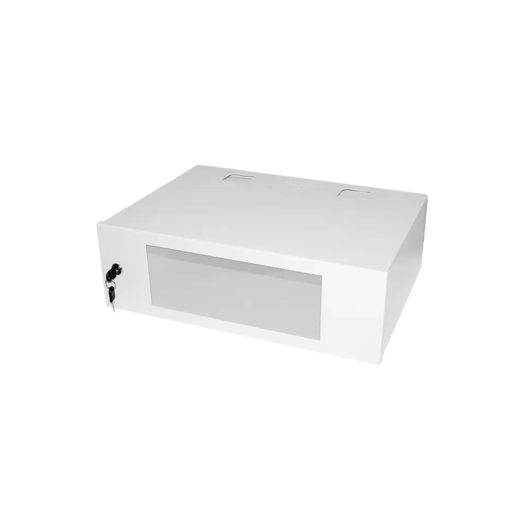 RACK PAREDE 15" 3U X 350MM BRANCO - AURORA