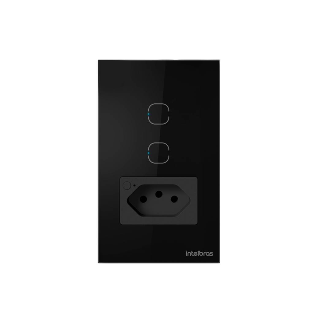 TOMADA IZY SIMPLES 10A SMART WI-FI ETS 2002 PRETO