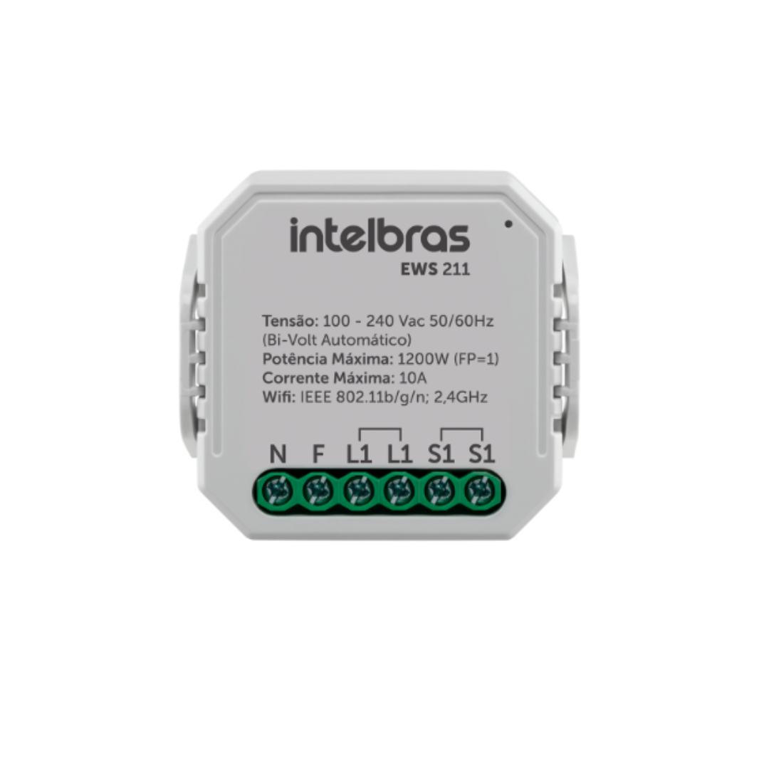 INTERRUPTOR CONTROLADOR DE CARGAS WIFI 1/1 EWS 211 INTERRUPTOR CONTROLADOR DE CARGAS WIFI 1/1 EWS 211