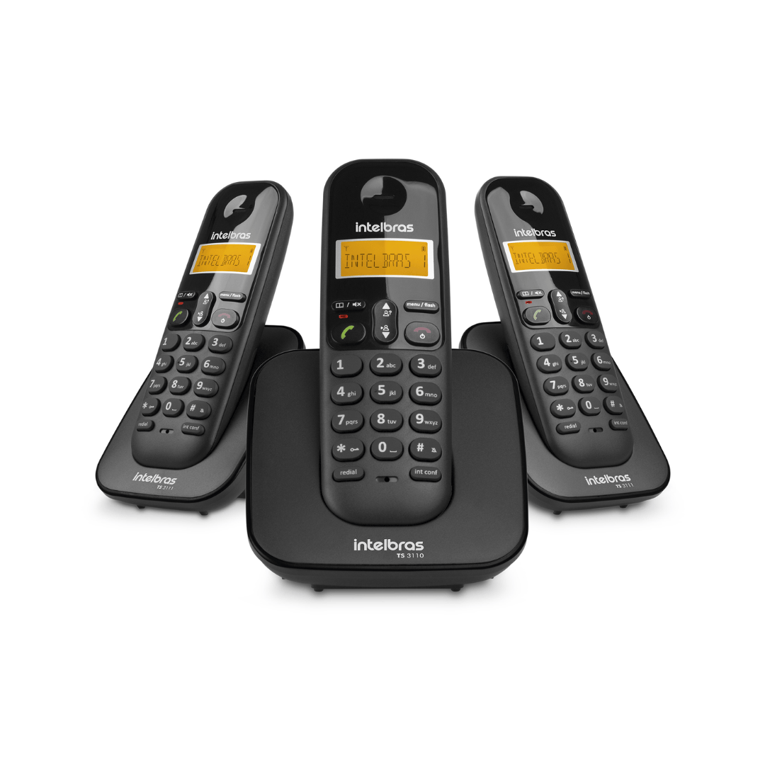 TELEFONE S/FIO TS 3113 PRETO