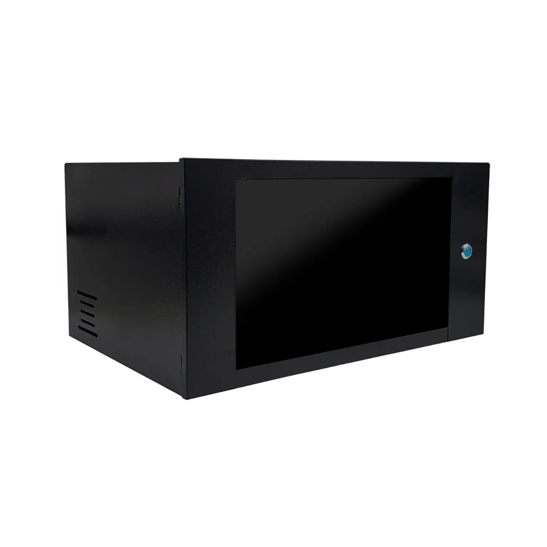 RACK PAREDE 19'' 5U X 350MM PRETO - AURORA