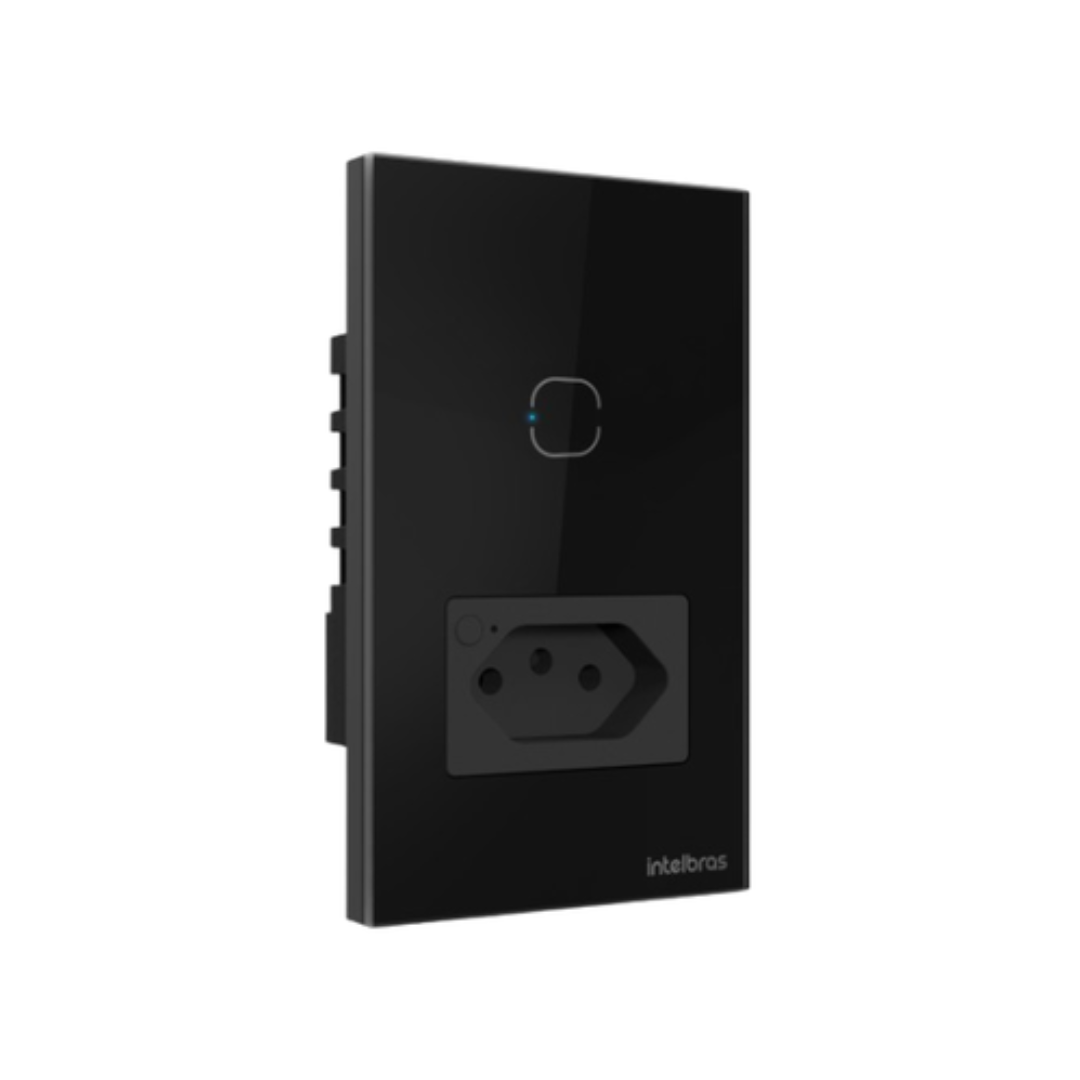 TOMADA SIMPLES 10A SMART WI-FI ETS 2001 PRETO TOMADA SIMPLES 10A SMART WI-FI ETS 2001 PRETO