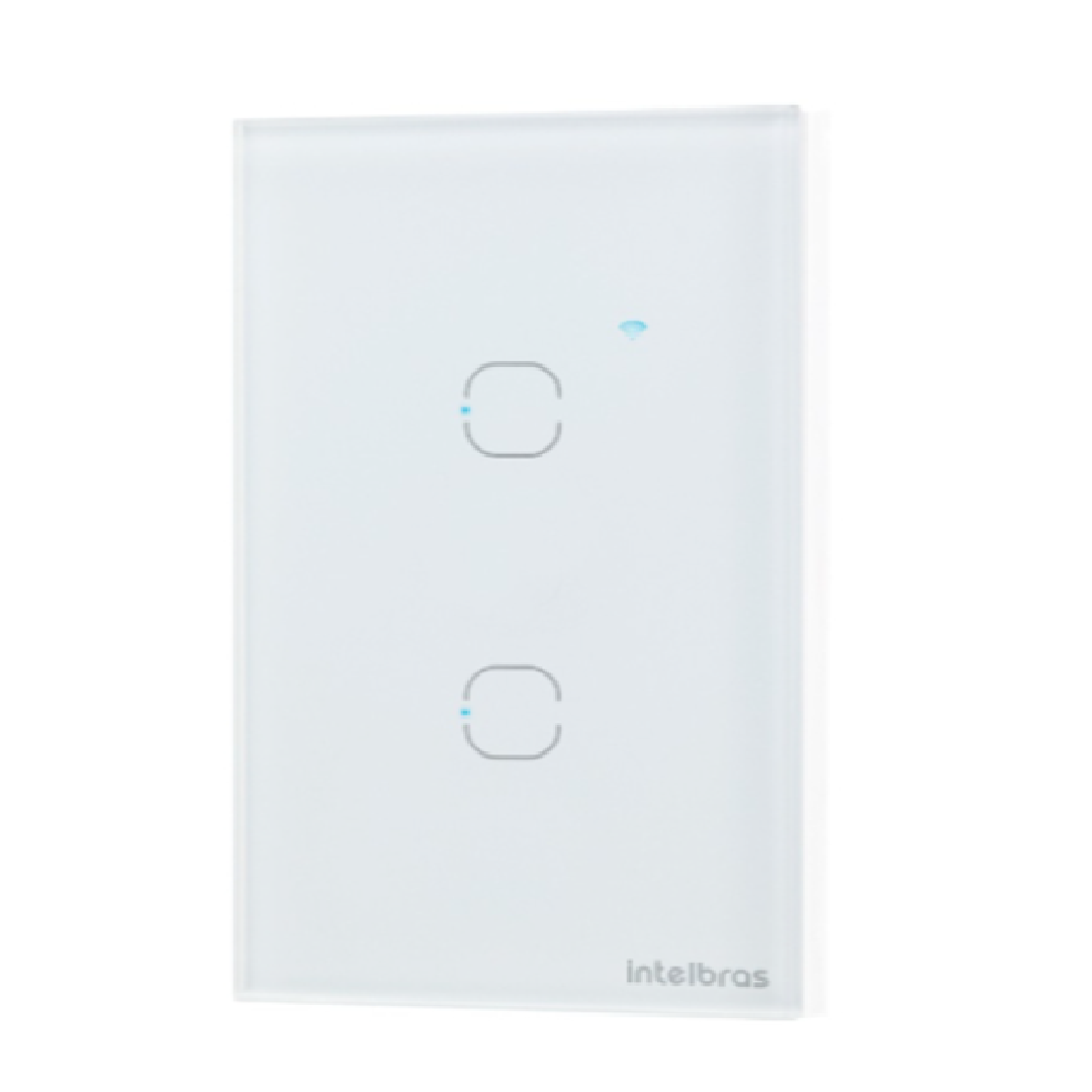INTERRUPTOR SMART ZIGBEE TOUCH 2 BRANCO EZS 1002