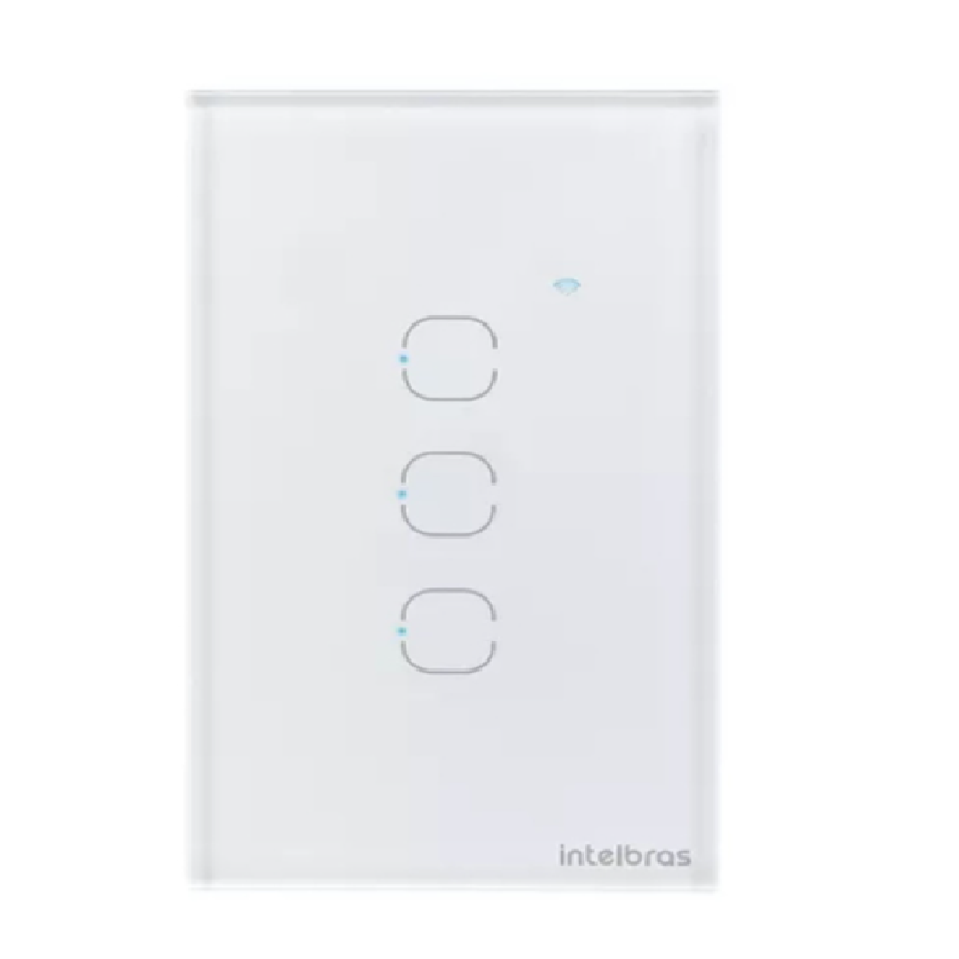 INTERRUPTOR SMART ZIGBEE TOUCH 3 BRANCO EZS 1003