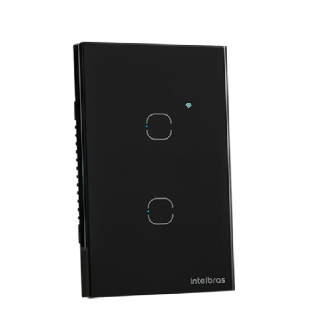INTERRUPTOR SMART ZIGBEE TOUCH 2 PRETO EZS 1002