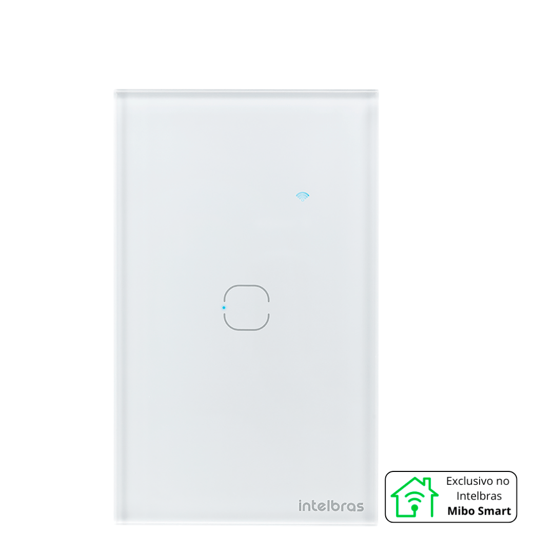 INTERRUPTOR TOUCH WIFI 1 TECLA EIW 1001 BR