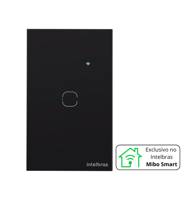 INTERRUPTOR TOUCH WIFI 1 TECLA EIW 1001 PT