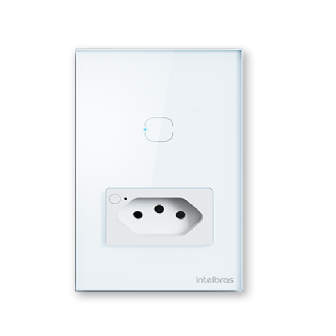 TOMADA SIMPLES 10A E 1 TECLA WI-FI ETW 1011 BR