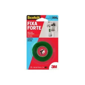 FITA DUPLA FACE TRANSP. 3M 19X2.00MT FITA DUPLA FACE TRANSP. 3M 19X2.00MT