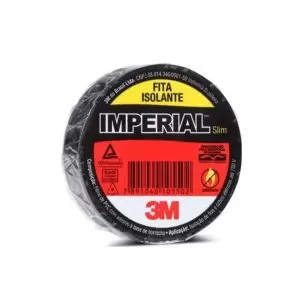 FITA ISOLANTE IMPERIAL SLIM 3M 20MT PRETA FITA ISOLANTE IMPERIAL SLIM 3M 20MT PRETA