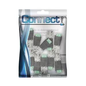 CONECTOR BNC MACHO - BORNE PARAFUSO (PCTE 10 UND) CONECTOR BNC MACHO - BORNE PARAFUSO (PCTE 10 UND)