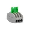 CONEX 1000 CLIP 3 VIAS 4MM (PCTE 4 PÇ)