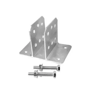 SUPORTE PARA HASTE 25X25 COM PARAFUSO E PORCA SUPORTE PARA HASTE 25X25 COM PARAFUSO E PORCA