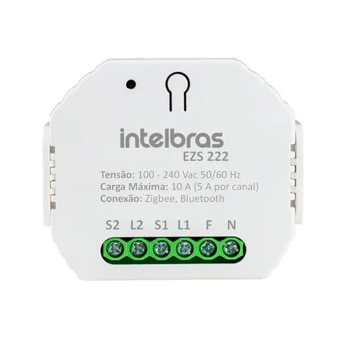 INTERRUP. CONTROLADOR DE CARGAS ZIGBEE 2/2 EZS 222