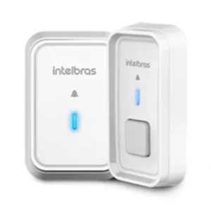 CAMPAINHA SEM FIO COM BATERIA CIB 101S BRANCA