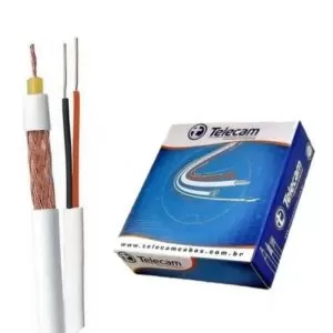 CABO 4MM 80% LIGA COBRE BIP 22AWG 100MT - TELECAM CABO 4MM 80% LIGA COBRE BIP 22AWG 100MT - TELECAM