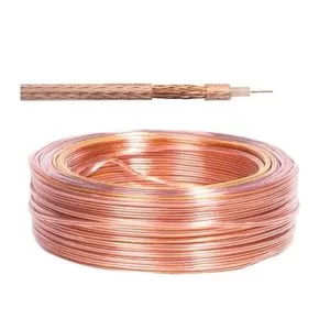 CABO CRISTAL 6MM 95% COBRE 100M TELECAM CABO CRISTAL 6MM 95% COBRE 100M TELECAM