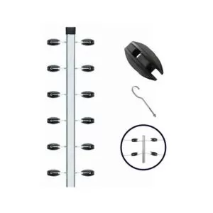 HASTE TUBO 25X25 1MT 12 ISOL COMPLETA HASTE TUBO 25X25 1MT 12 ISOL COMPLETA