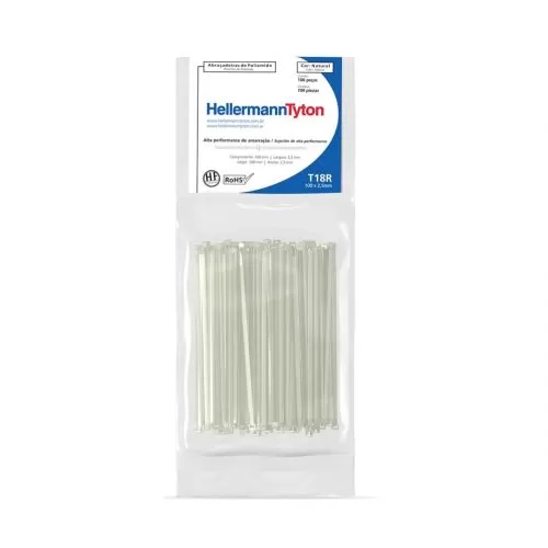 ABRAÇADEIRA NATURAL 100X2.5MM - T18R (PCTE 100)
