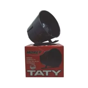 SIRENE TATY PRETA 12V 120DB - MOREY SIRENE TATY PRETA 12V 120DB - MOREY