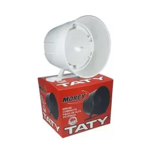 SIRENE TATY BRANCA 12V 120DB - MOREY SIRENE TATY BRANCA 12V 120DB - MOREY